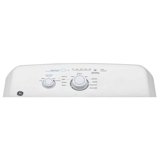 GE 4.4 Cu. Ft. Top Load Washer in White – GTW223BMRWW | High-Efficiency Washing Machine