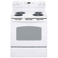 GE 30-Inch Electric Freestanding Range with Storage Drawer – White