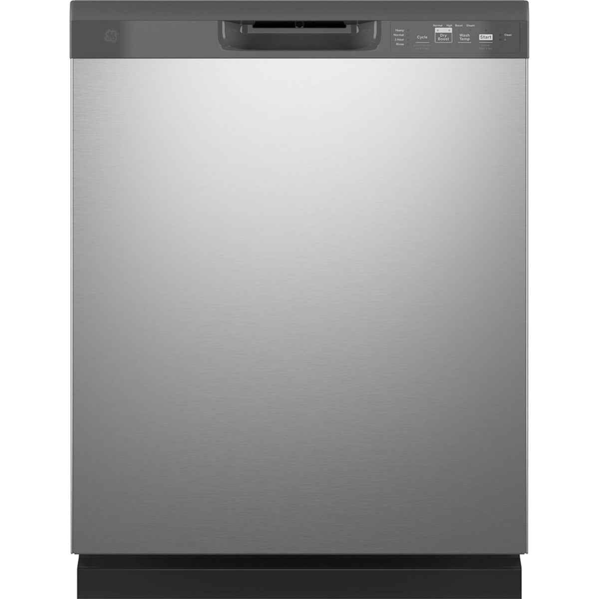 GE 24-Inch Built-In Front Control Dishwasher – Stainless Steel