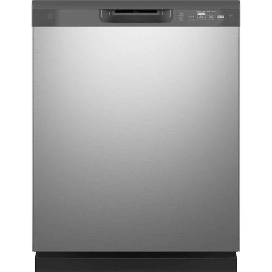 GE 24-Inch Built-In Front Control Dishwasher – Stainless Steel