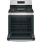 GE 30-Inch Stainless Steel Gas Range with Broil Drawer – Freestanding Oven & Cooktop
