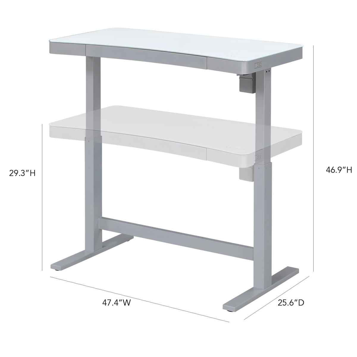 Ashford Adjustable Height Desk – Sit-to-Stand Ergonomic Office Desk